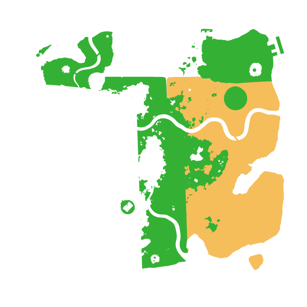 Biome Rust Map: Procedural Map, Size: 3500, Seed: 1084001629