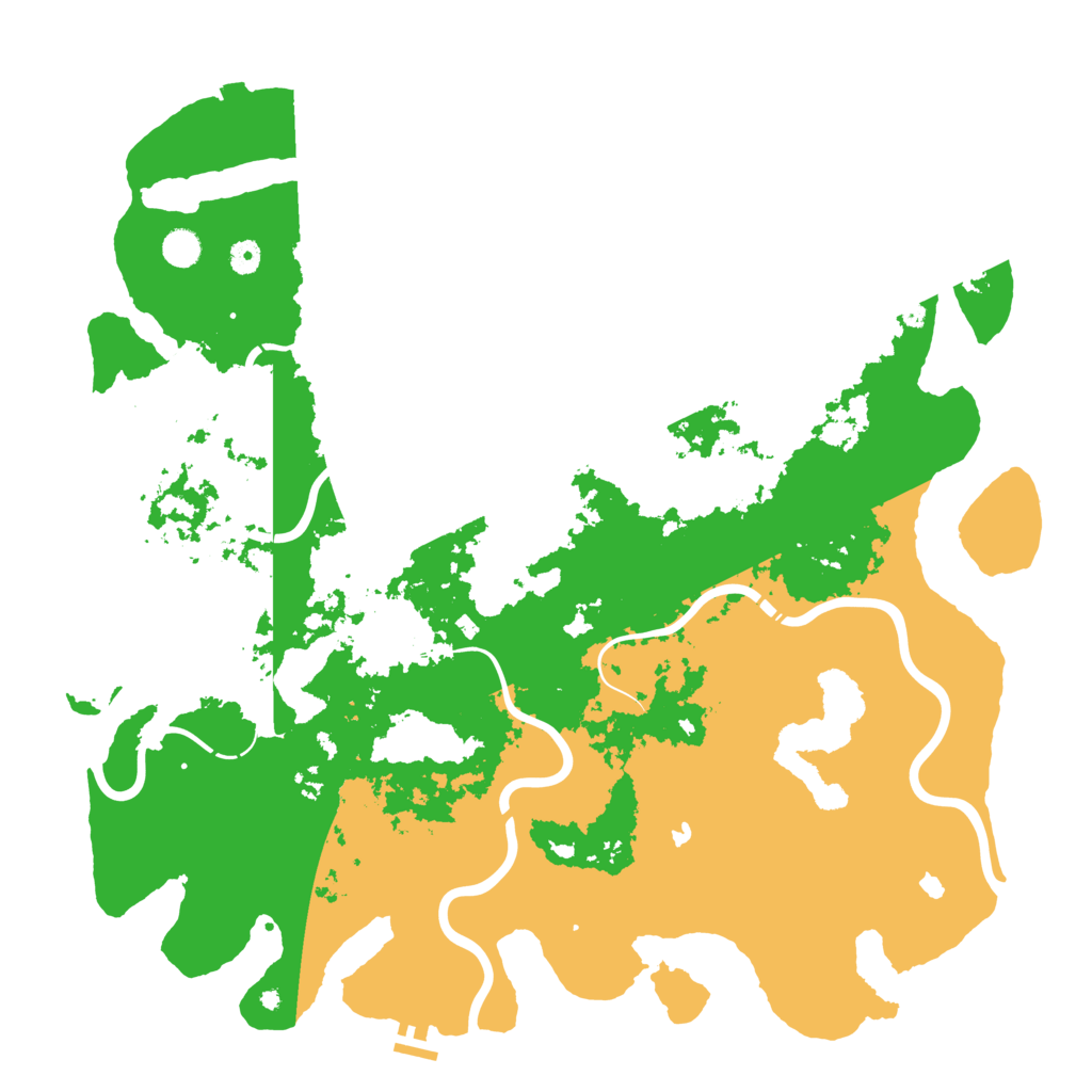 Biome Rust Map: Procedural Map, Size: 5000, Seed: 266574899