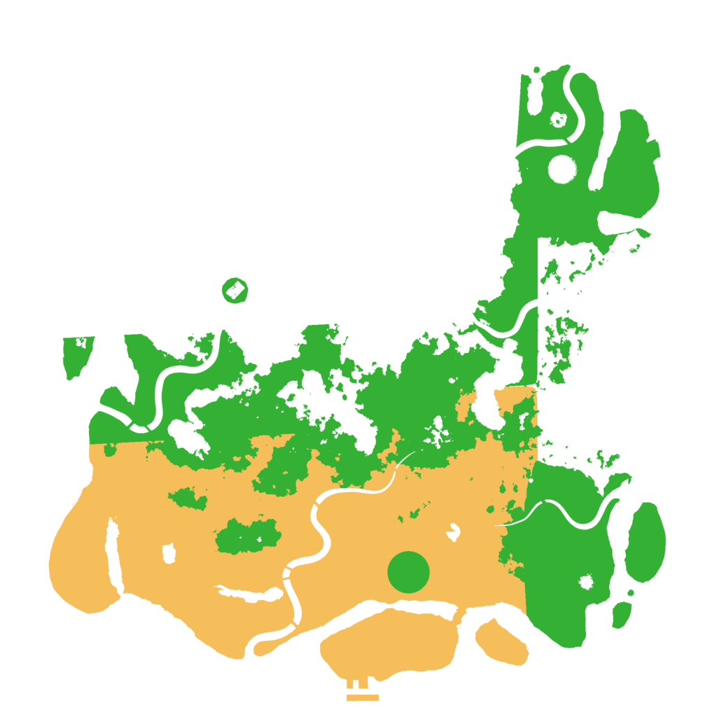 Biome Rust Map: Procedural Map, Size: 4500, Seed: 1116398402