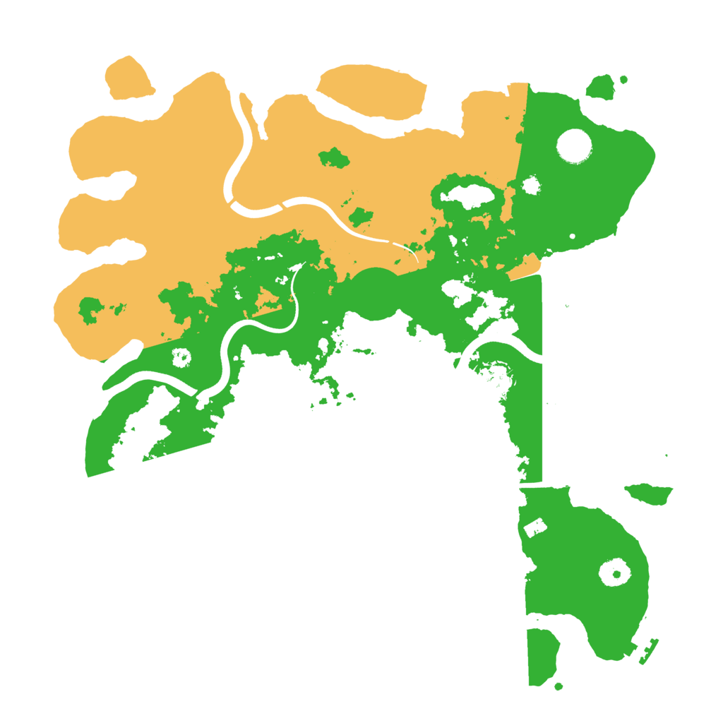 Biome Rust Map: Procedural Map, Size: 3700, Seed: 800958586