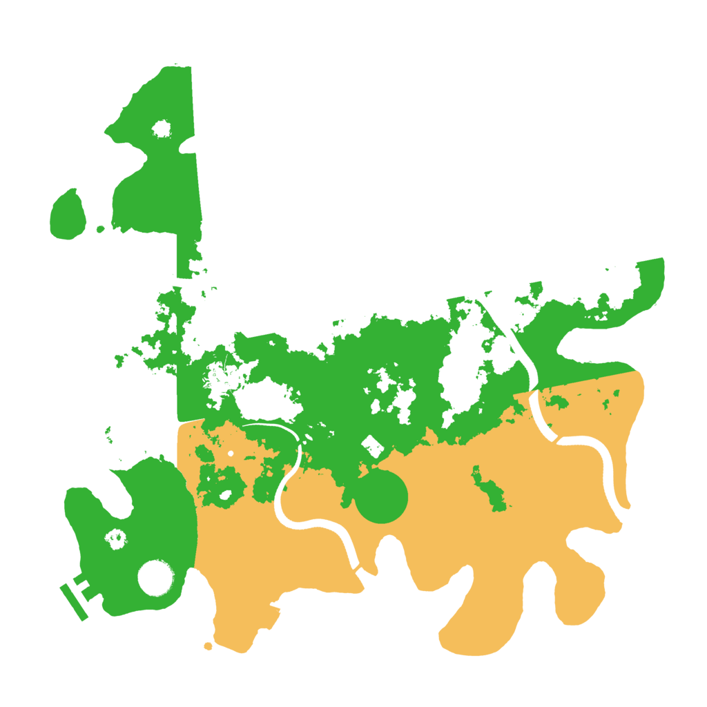 Biome Rust Map: Procedural Map, Size: 3500, Seed: 1665745620