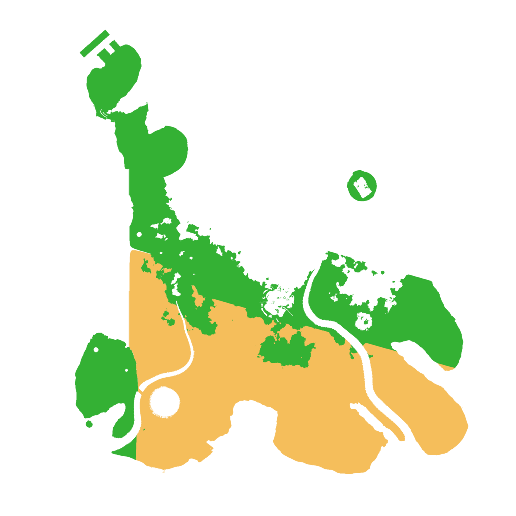 Biome Rust Map: Procedural Map, Size: 3000, Seed: 462512009