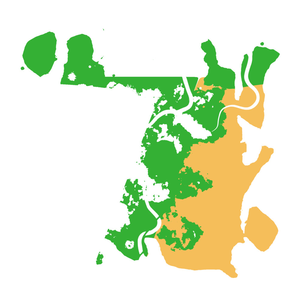 Biome Rust Map: Procedural Map, Size: 3500, Seed: 1928608447