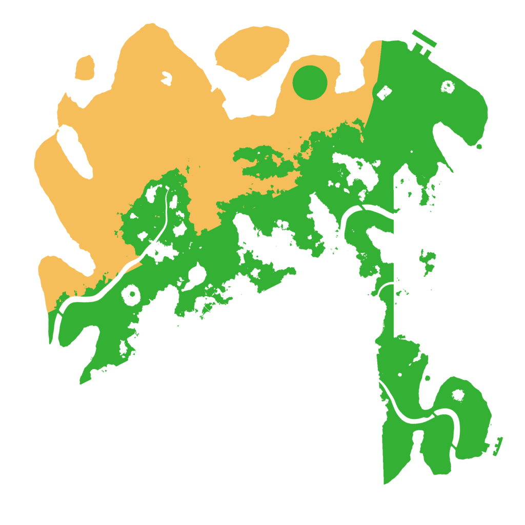 Biome Rust Map: Procedural Map, Size: 4000, Seed: 368064865