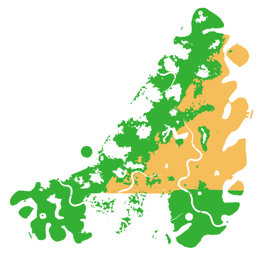 Biome Rust Map: Procedural Map, Size: 6000, Seed: 543512445