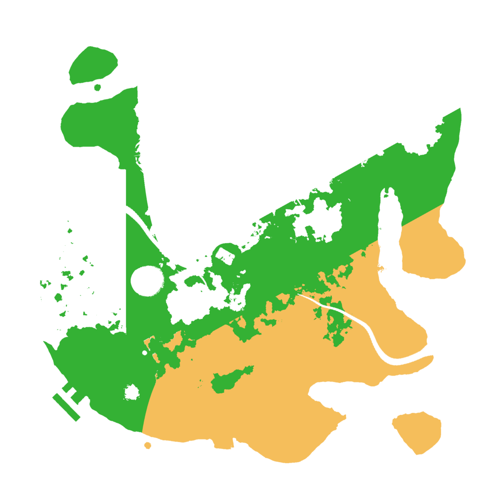Biome Rust Map: Procedural Map, Size: 3000, Seed: 1940093252
