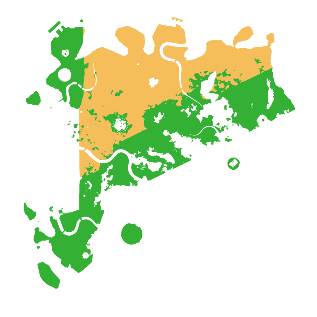 Biome Rust Map: Procedural Map, Size: 4250, Seed: 96439942