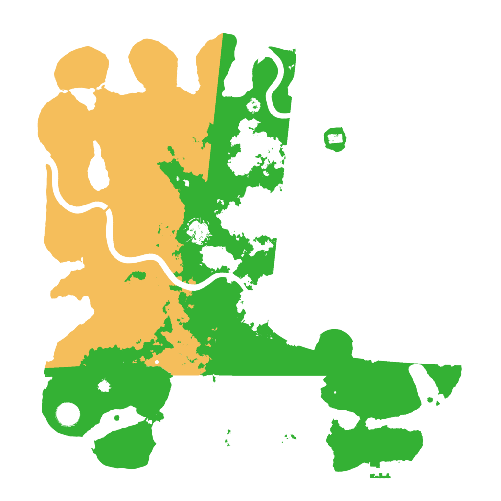 Biome Rust Map: Procedural Map, Size: 3700, Seed: 1668448269