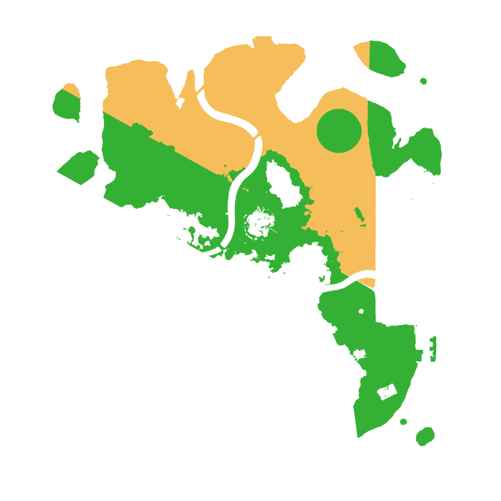 Biome Rust Map: Procedural Map, Size: 3000, Seed: 2102153669