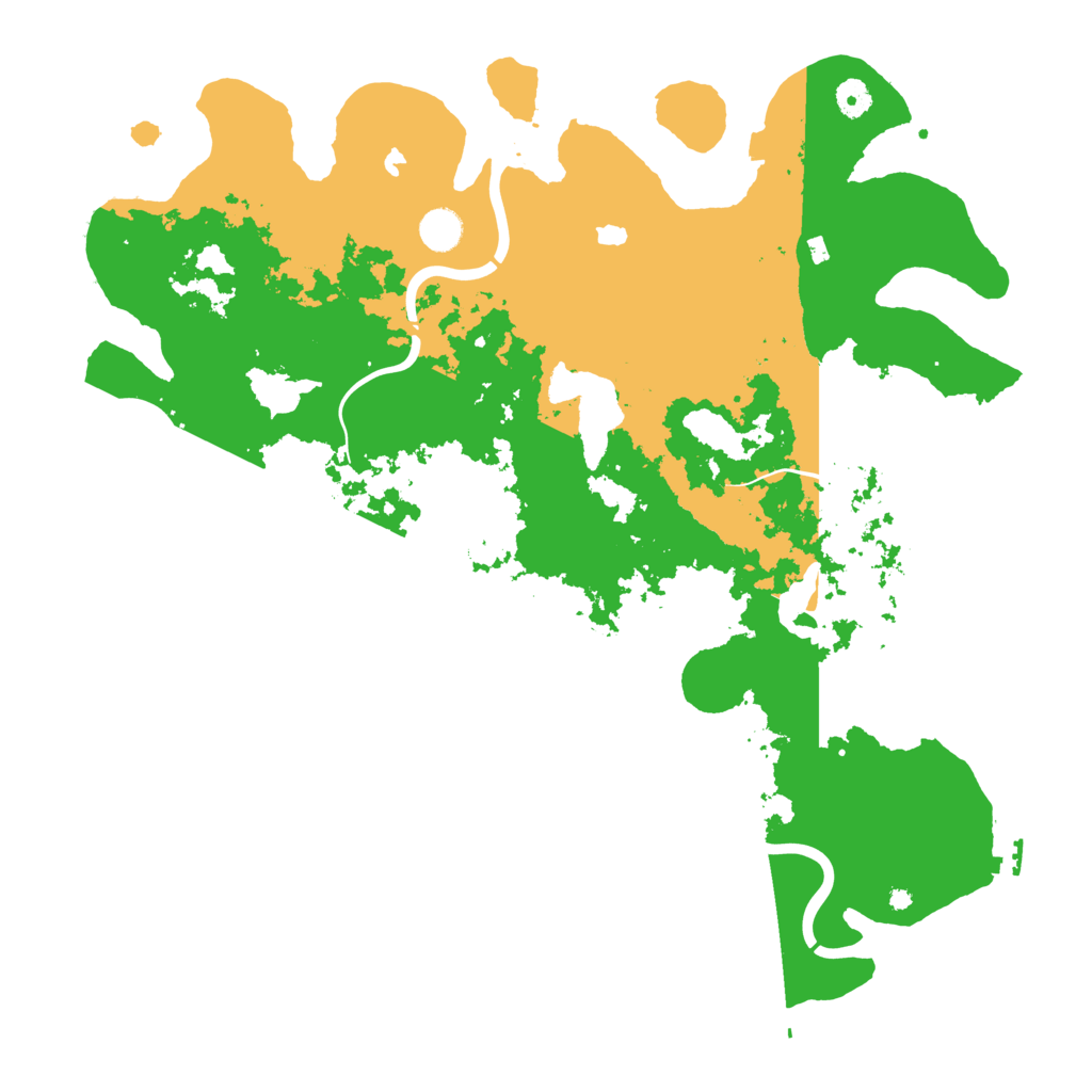 Biome Rust Map: Procedural Map, Size: 4500, Seed: 1923533444