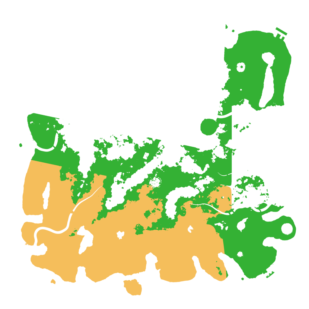 Biome Rust Map: Procedural Map, Size: 5000, Seed: 1965267487