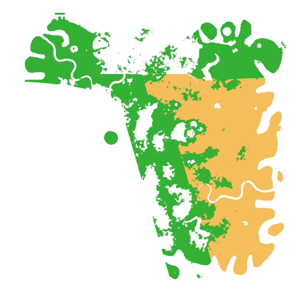 Biome Rust Map: Procedural Map, Size: 6000, Seed: 1266426589