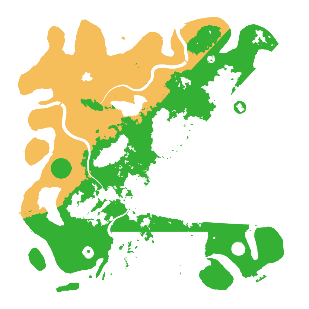 Biome Rust Map: Procedural Map, Size: 4000, Seed: 8888877