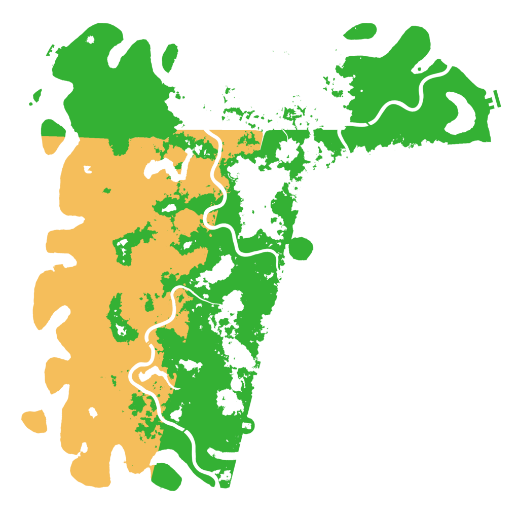 Biome Rust Map: Procedural Map, Size: 6000, Seed: 446336643
