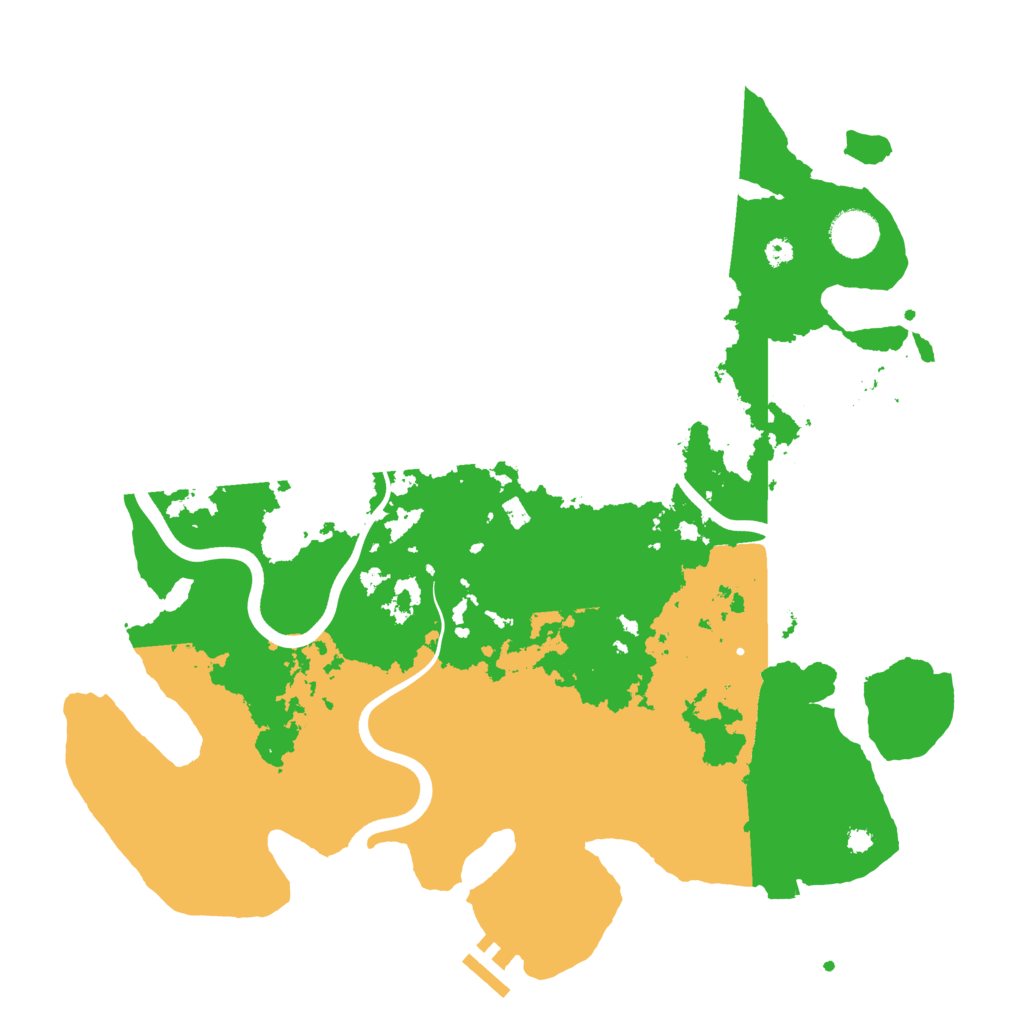 Biome Rust Map: Procedural Map, Size: 3750, Seed: 543913883