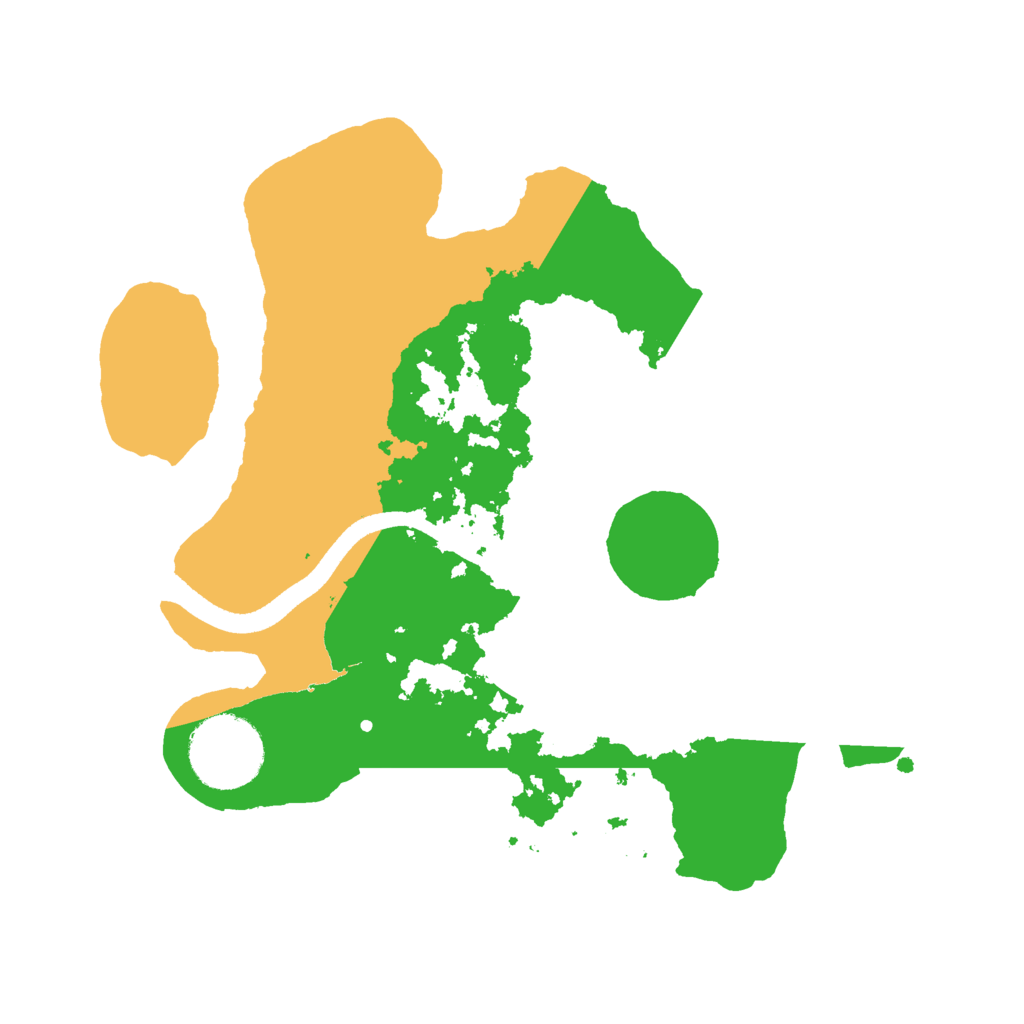Biome Rust Map: Procedural Map, Size: 2500, Seed: 1660022677