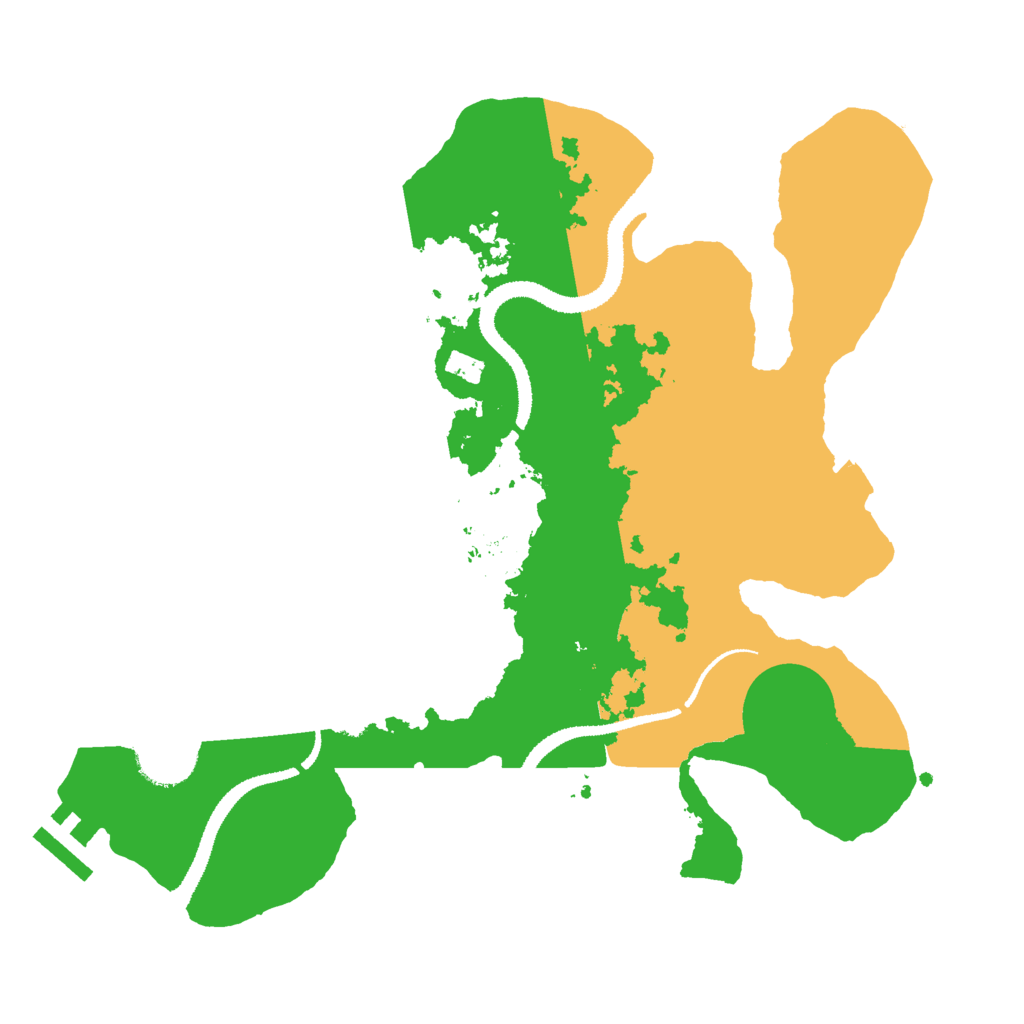 Biome Rust Map: Procedural Map, Size: 3000, Seed: 1075465835