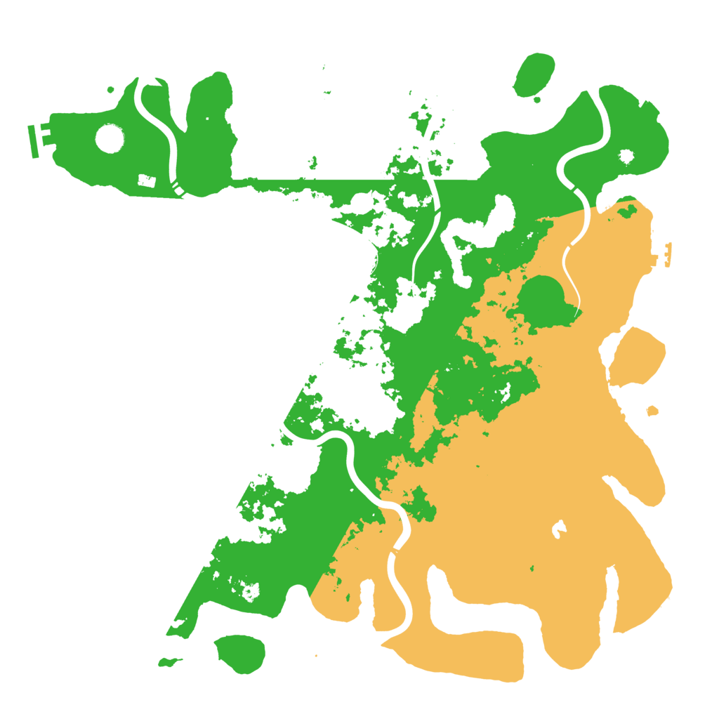 Biome Rust Map: Procedural Map, Size: 4400, Seed: 1766538793