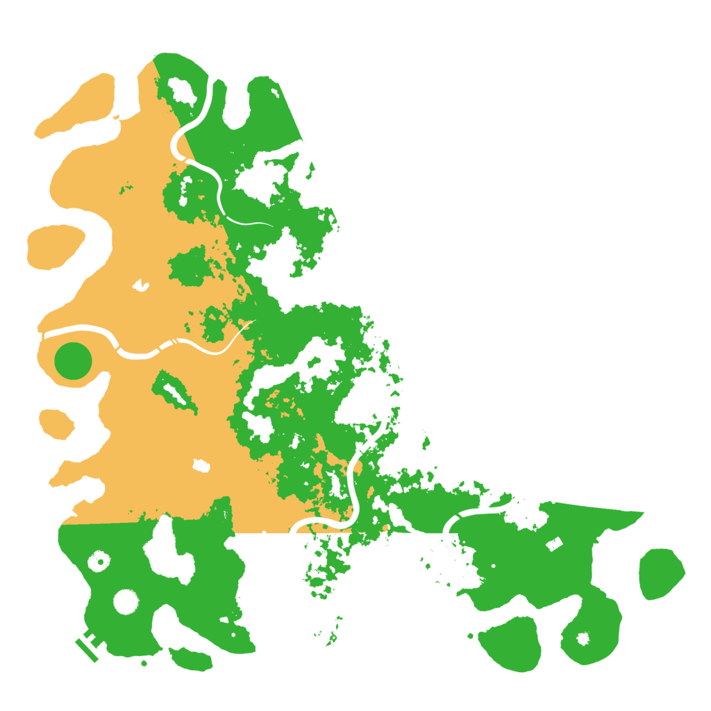 Biome Rust Map: Procedural Map, Size: 5000, Seed: 274394038
