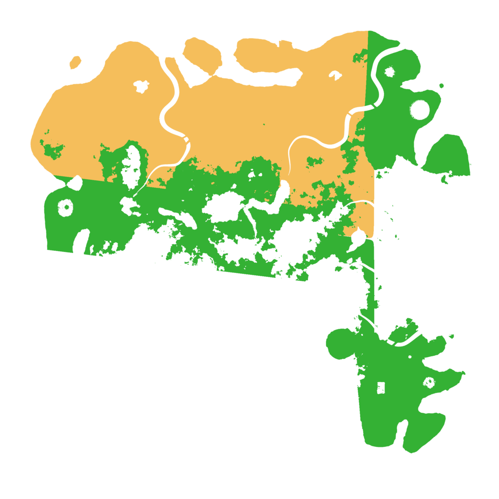 Biome Rust Map: Procedural Map, Size: 4500, Seed: 34234655