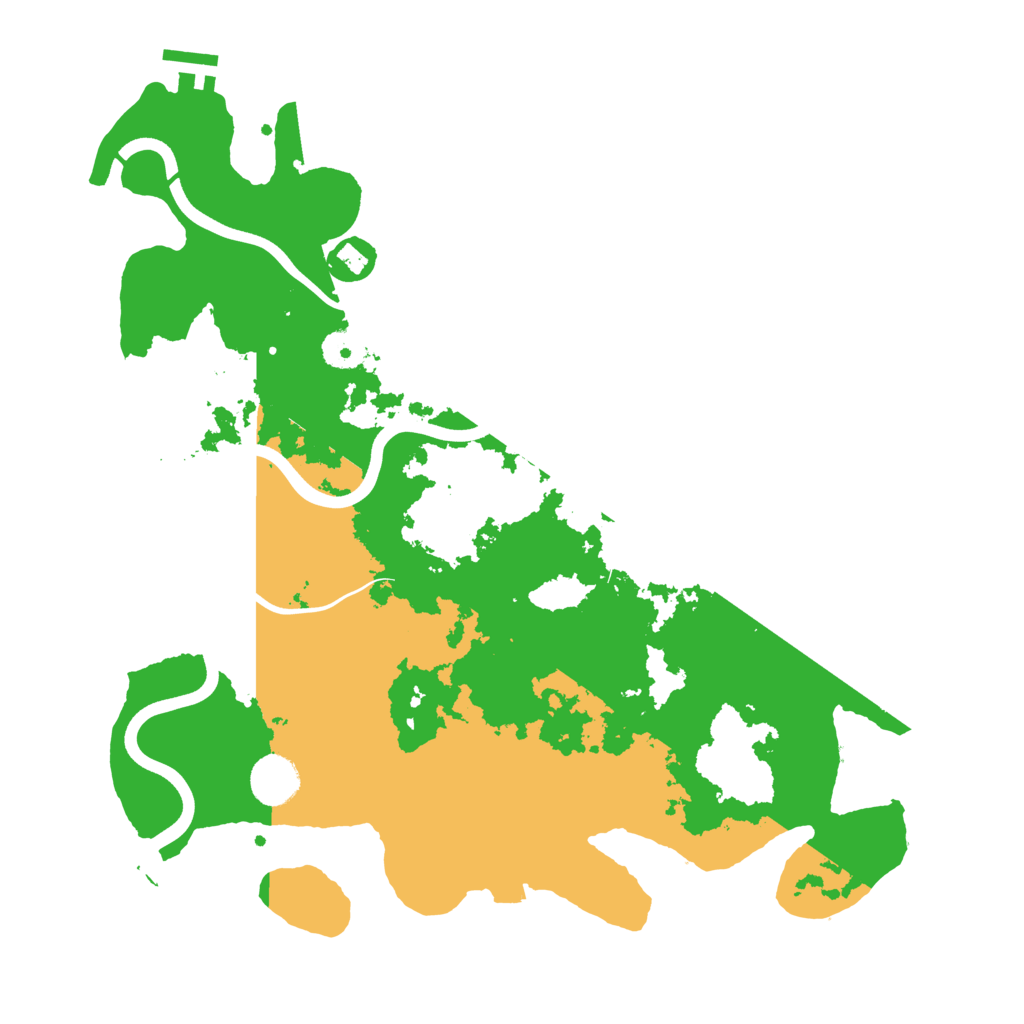 Biome Rust Map: Procedural Map, Size: 3750, Seed: 681268808