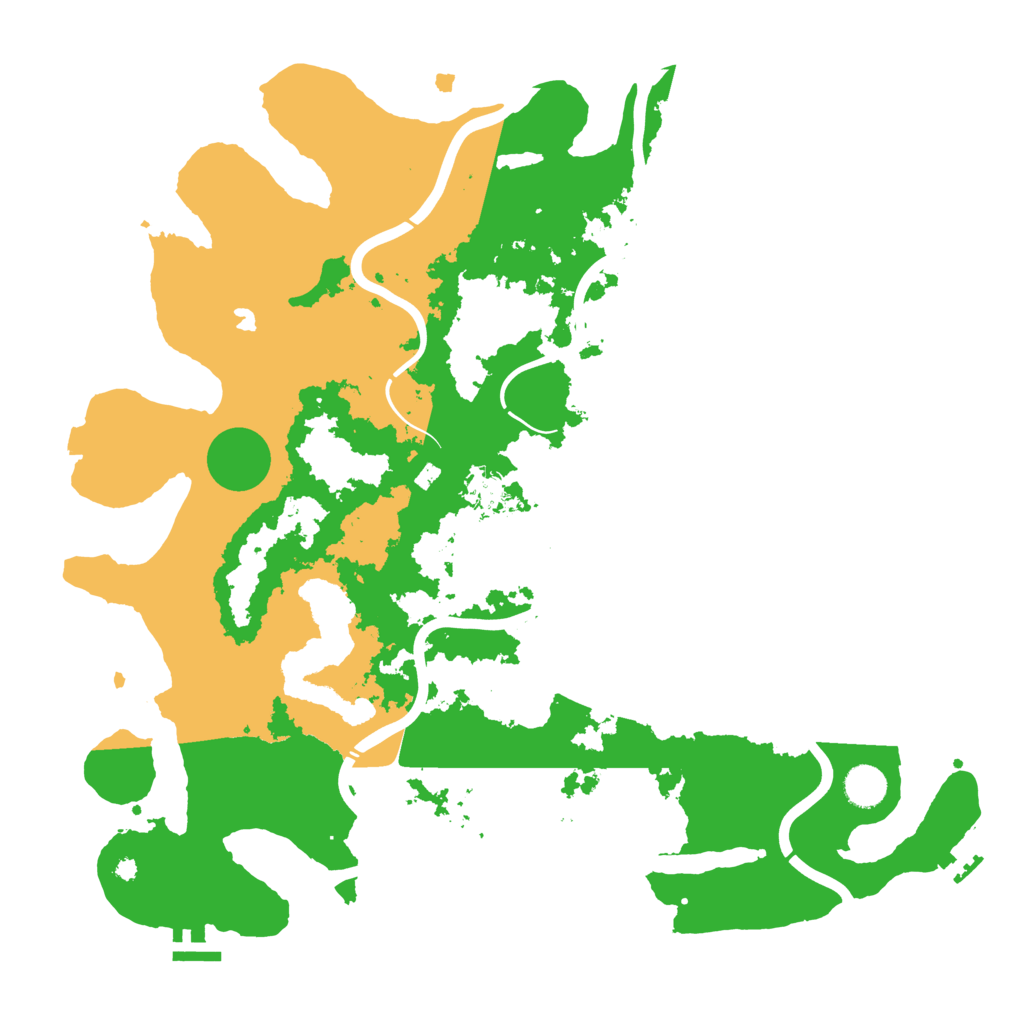 Biome Rust Map: Procedural Map, Size: 4250, Seed: 659784950