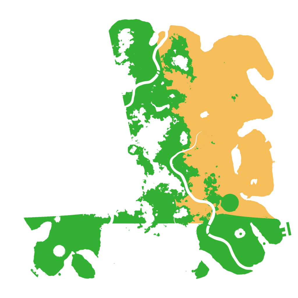 Biome Rust Map: Procedural Map, Size: 4500, Seed: 221204186