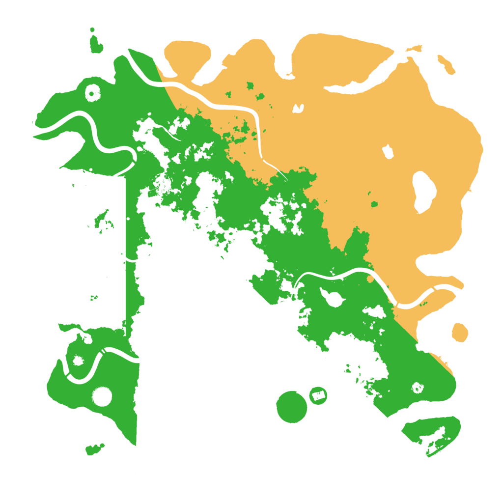 Biome Rust Map: Procedural Map, Size: 4500, Seed: 1734542609