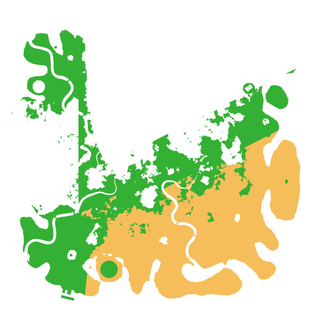 Biome Rust Map: Procedural Map, Size: 4800, Seed: 13679