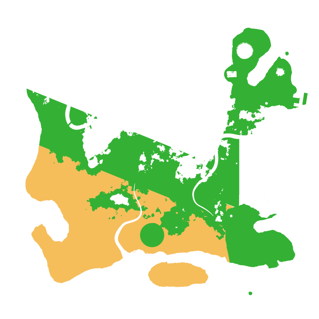 Biome Rust Map: Procedural Map, Size: 3500, Seed: 1212445897