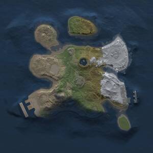 Thumbnail Rust Map: Procedural Map, Size: 2000, Seed: 15689641, 7 Monuments