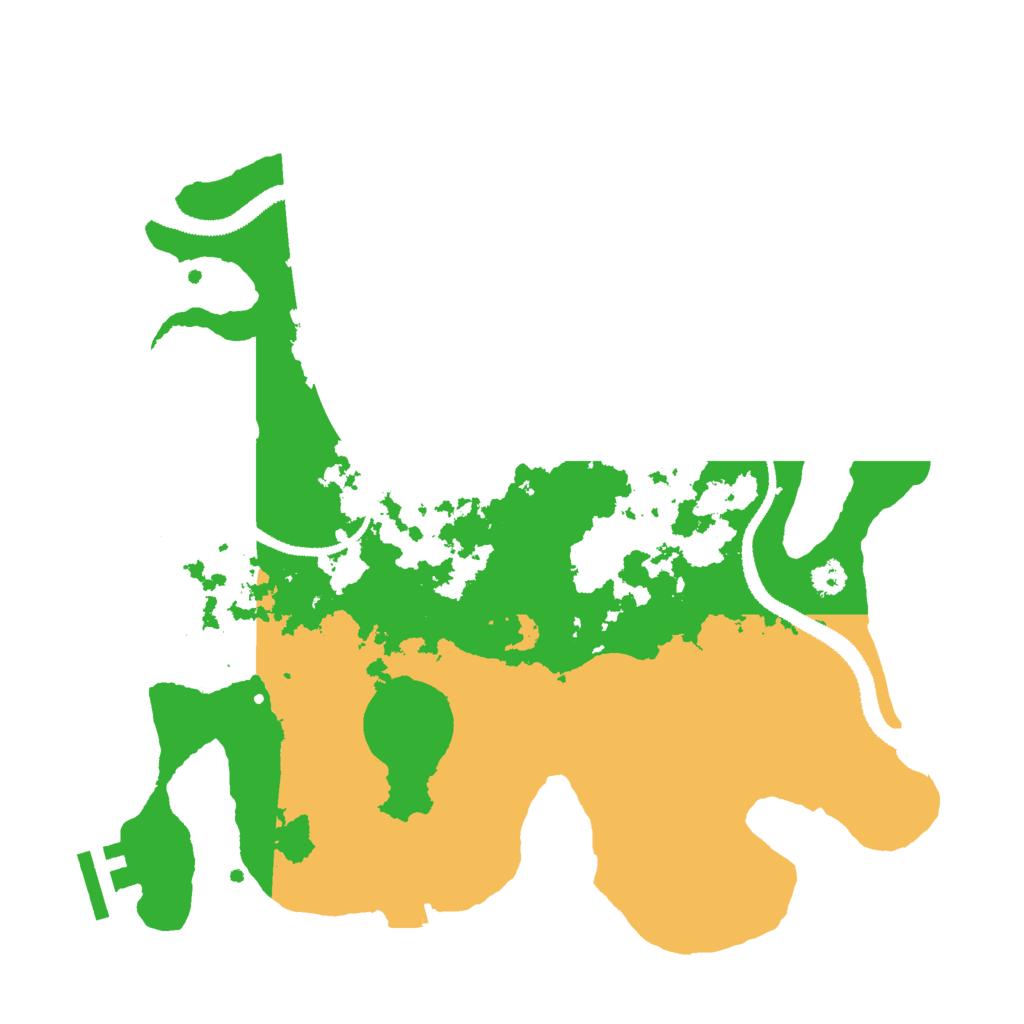 Biome Rust Map: Procedural Map, Size: 3000, Seed: 74814