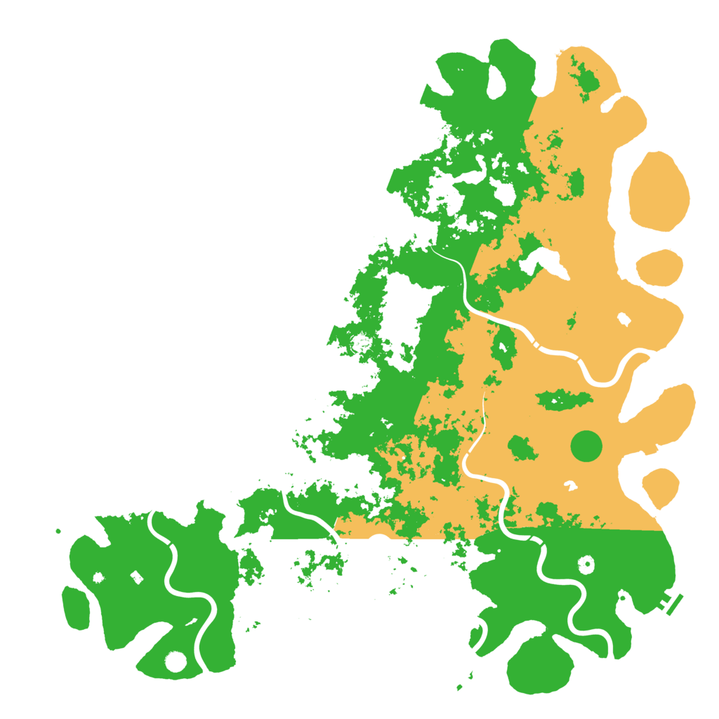 Biome Rust Map: Procedural Map, Size: 6000, Seed: 760175130