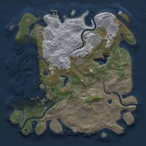Thumbnail Rust Map: Procedural Map, Size: 4250, Seed: 4489908, 17 Monuments