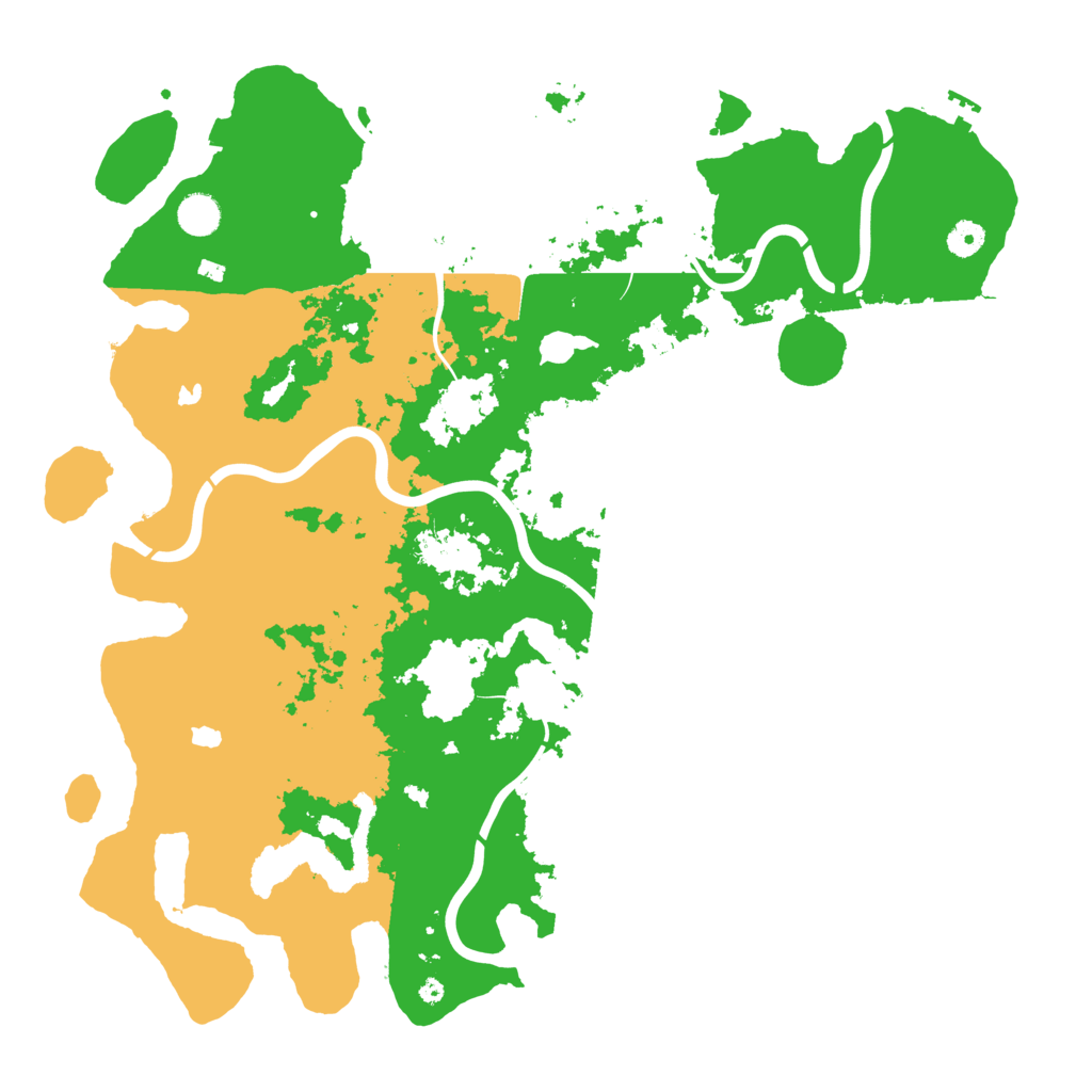 Biome Rust Map: Procedural Map, Size: 4500, Seed: 1747459615