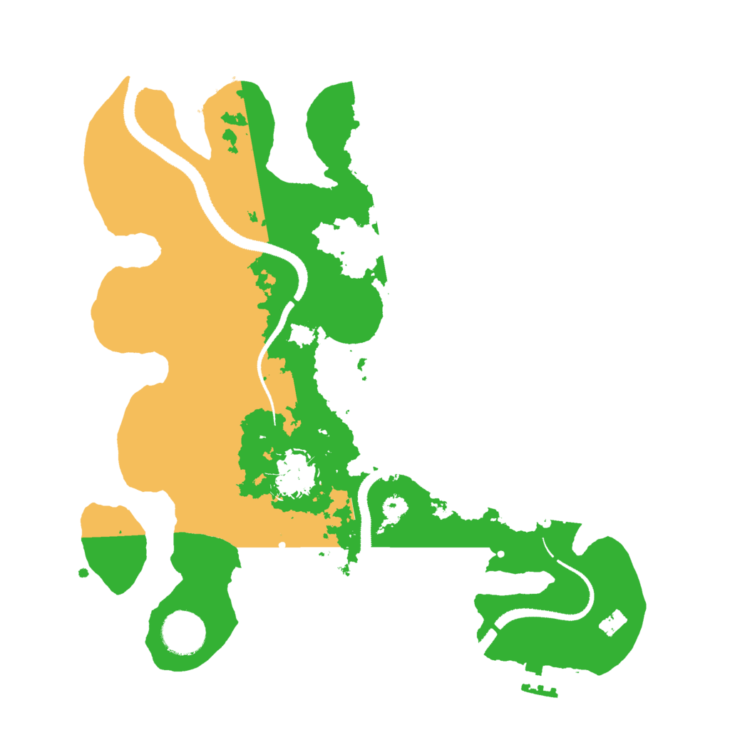 Biome Rust Map: Procedural Map, Size: 3000, Seed: 26049888