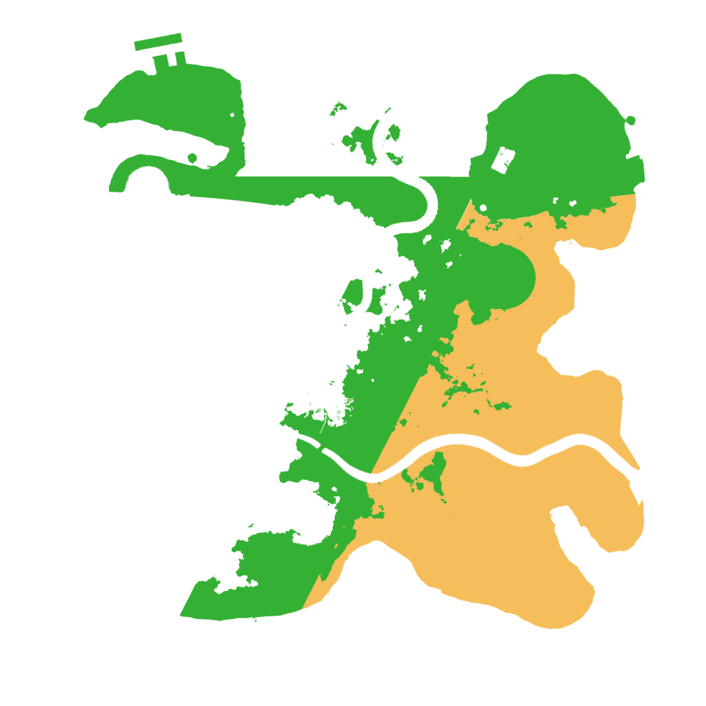 Biome Rust Map: Procedural Map, Size: 3000, Seed: 1328018012