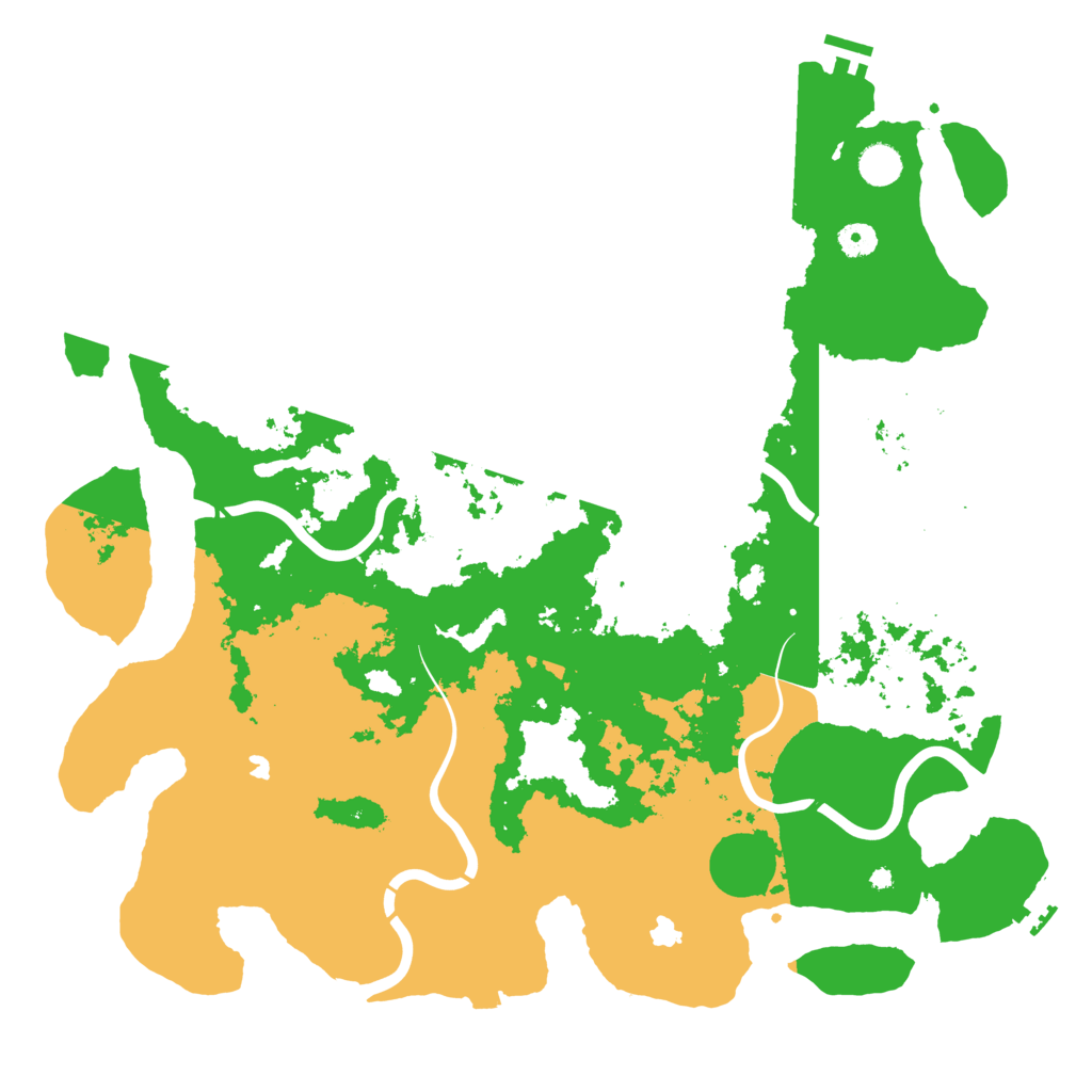 Biome Rust Map: Procedural Map, Size: 4500, Seed: 435883816
