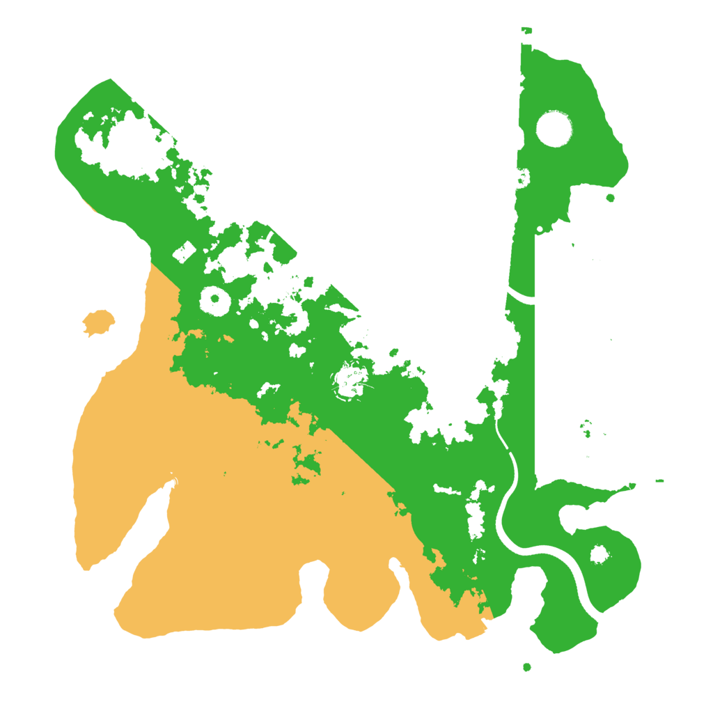 Biome Rust Map: Procedural Map, Size: 3500, Seed: 222636523