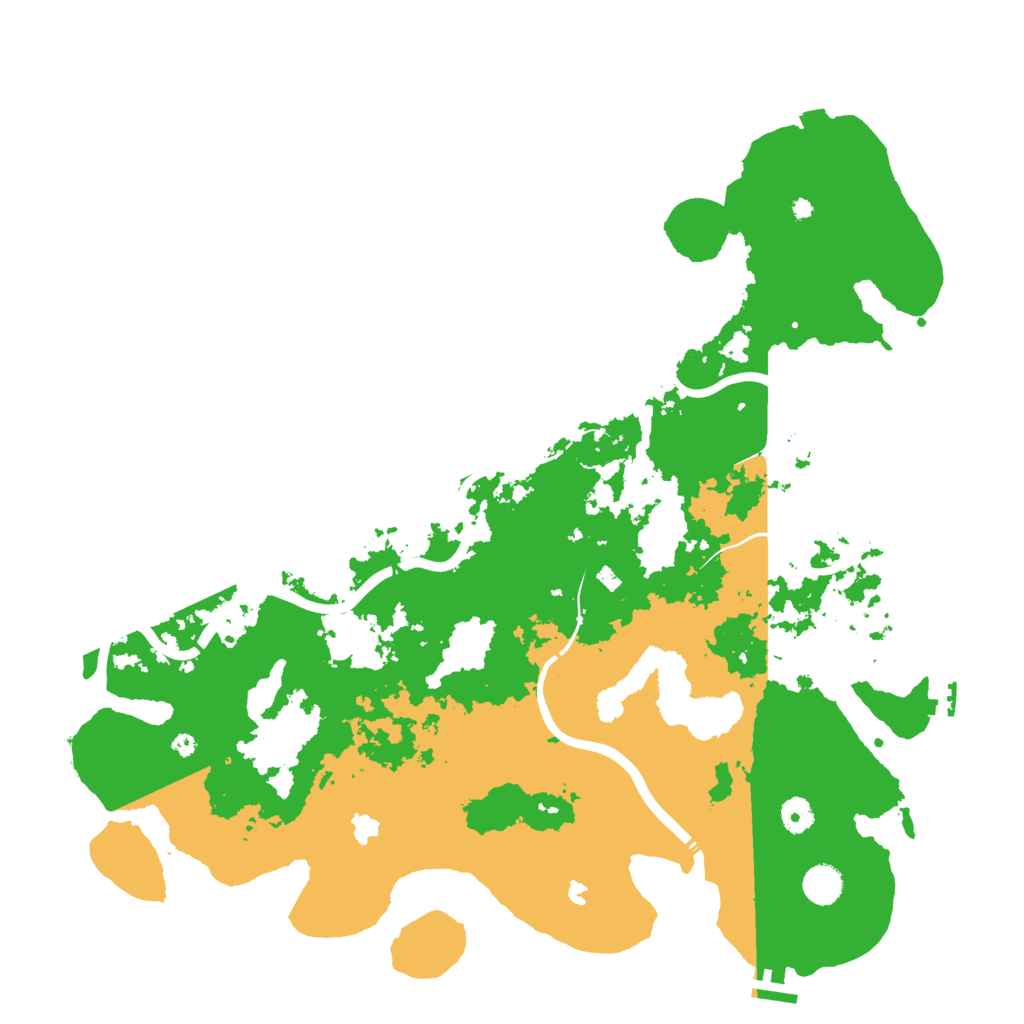 Biome Rust Map: Procedural Map, Size: 4500, Seed: 141196870