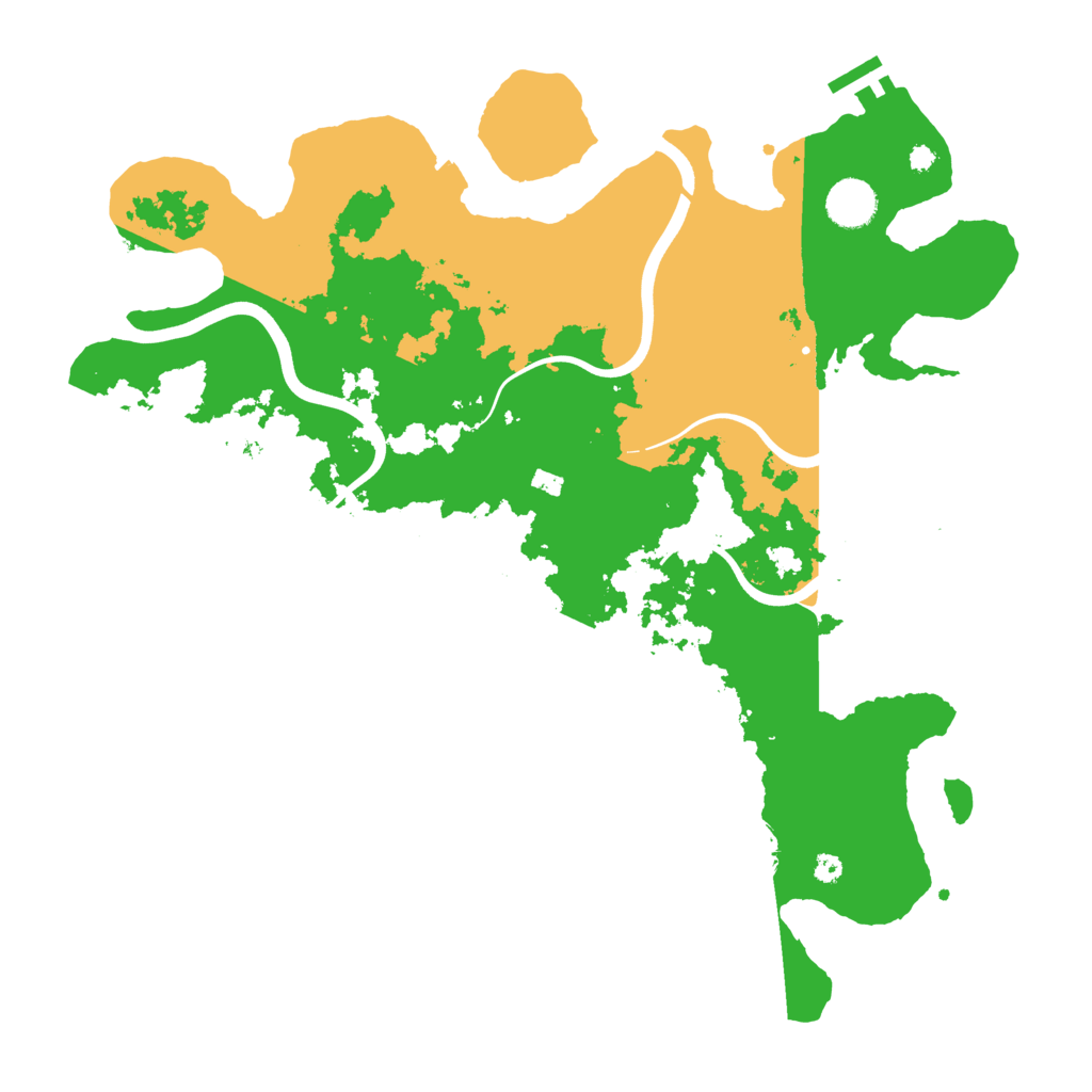 Biome Rust Map: Procedural Map, Size: 3850, Seed: 33