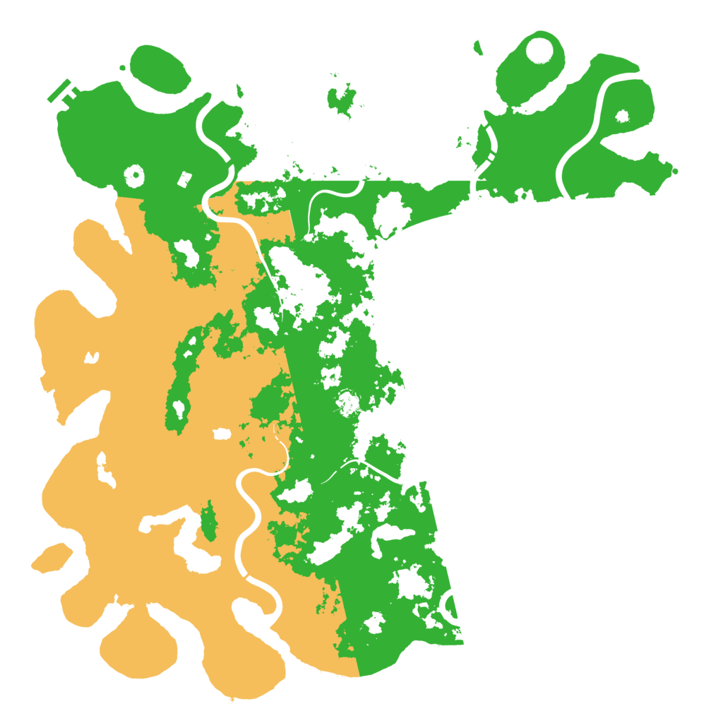 Biome Rust Map: Procedural Map, Size: 5000, Seed: 127272