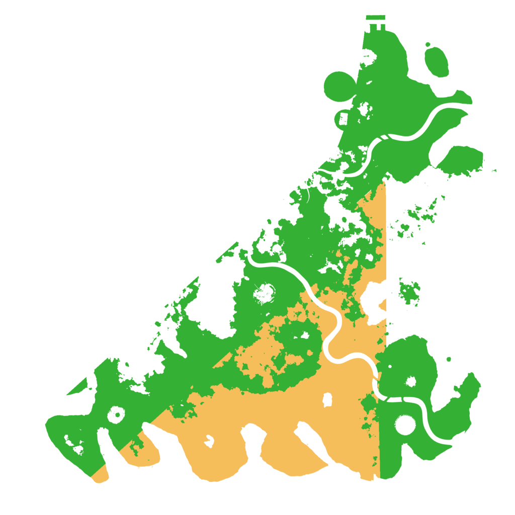 Biome Rust Map: Procedural Map, Size: 4500, Seed: 565420802