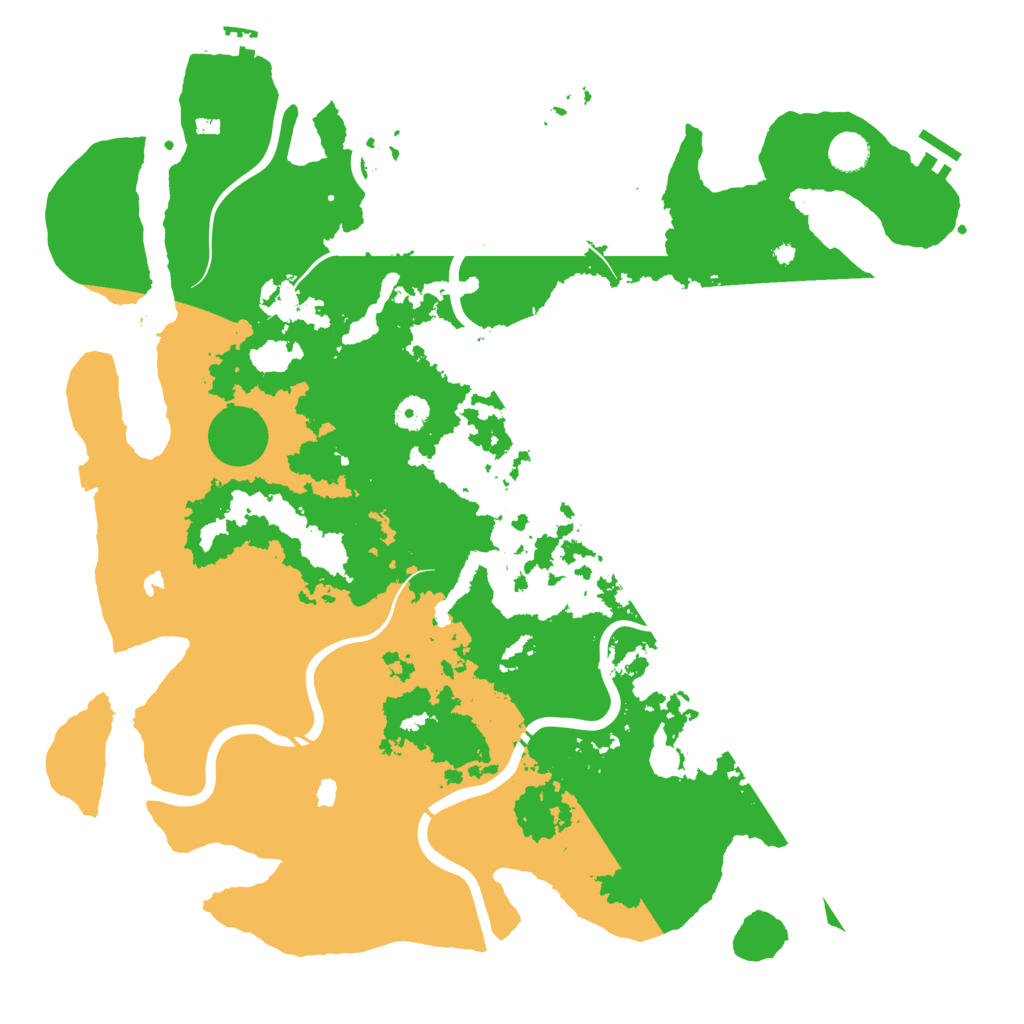 Biome Rust Map: Procedural Map, Size: 4500, Seed: 482403641