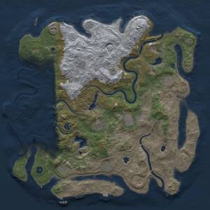 Thumbnail Rust Map: Procedural Map, Size: 4500, Seed: 1559266829, 17 Monuments
