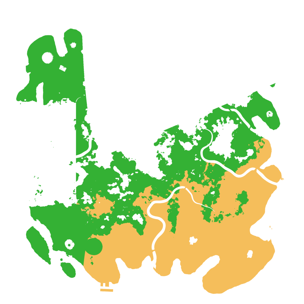 Biome Rust Map: Procedural Map, Size: 4800, Seed: 1121406372