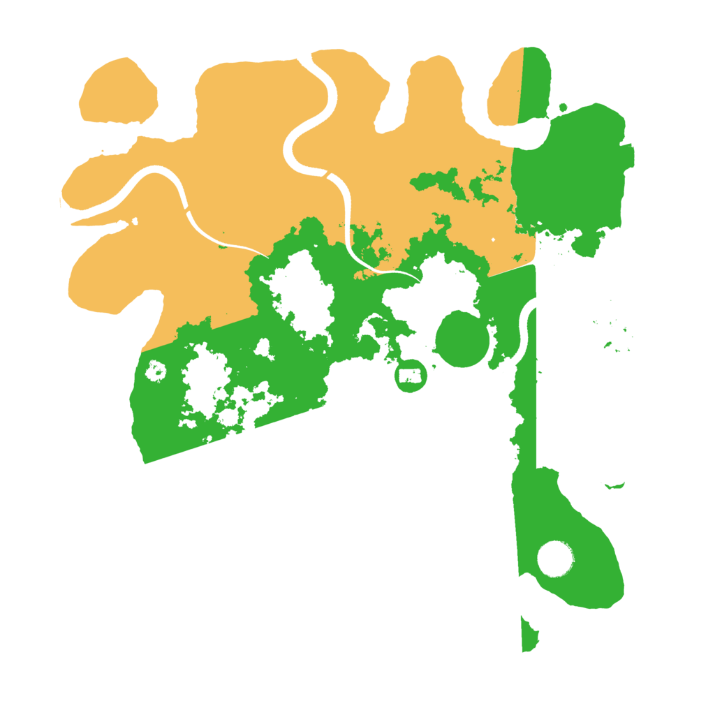 Biome Rust Map: Procedural Map, Size: 3500, Seed: 817275605