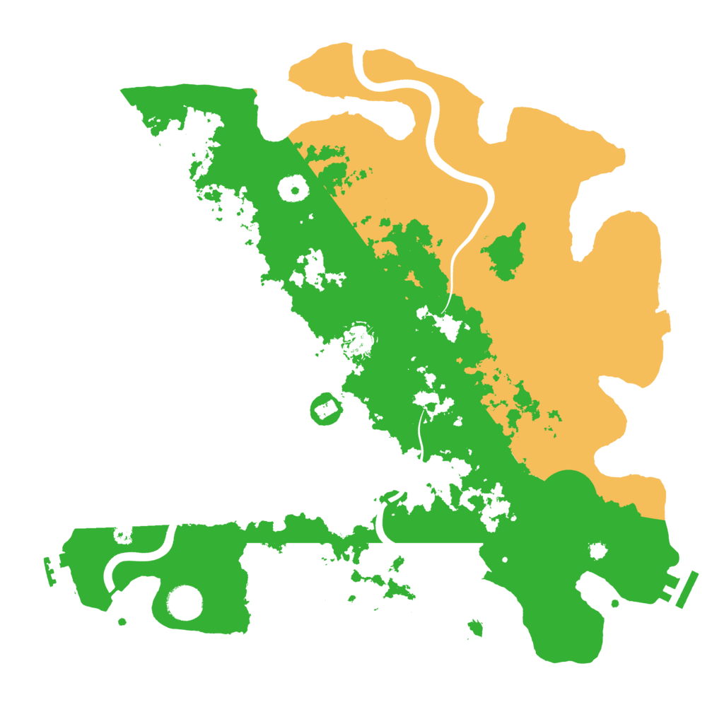 Biome Rust Map: Procedural Map, Size: 3750, Seed: 1808046862