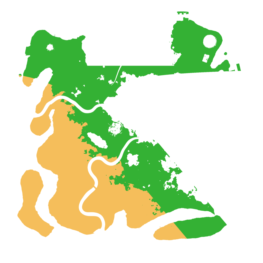 Biome Rust Map: Procedural Map, Size: 3500, Seed: 726653234