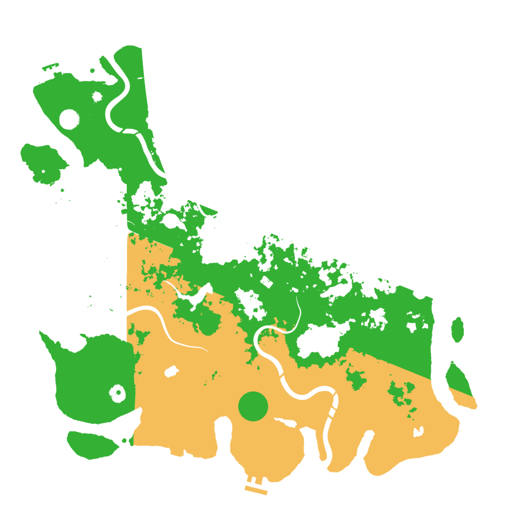 Biome Rust Map: Procedural Map, Size: 4500, Seed: 1293231314